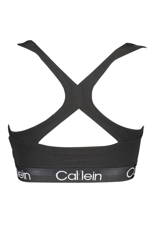 Black Cotton Women Sports Bra
