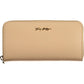Pink Polyurethane Women Wallet