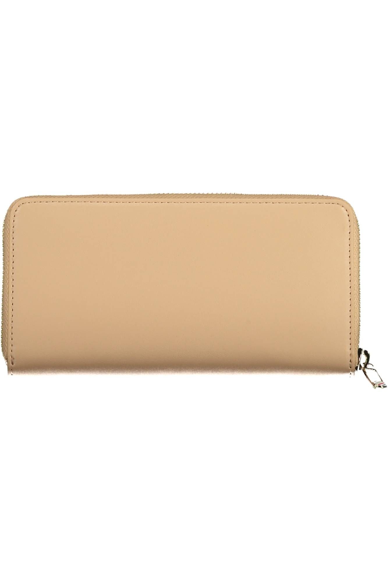 Pink Polyurethane Women Wallet