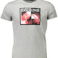 Gray Cotton Men T-Shirt