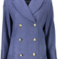 Blue Wool Women Jacket
