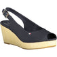 Blue Cotton Women Sandal