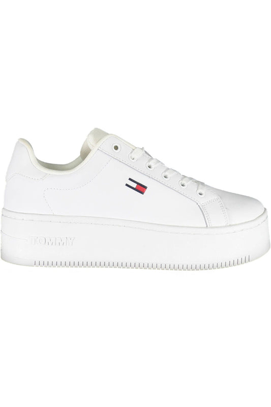White Leather Women Sneaker