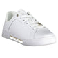 White Polyester Women Sneaker