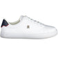 White Polyester Women Sneaker