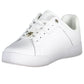 White Polyester Women Sneaker