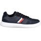 Blue Polyester Men Sneaker