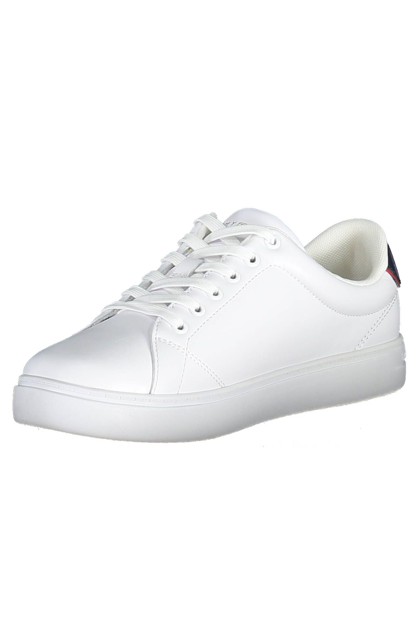 White Polyester Women Sneaker