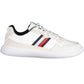 White Polyester Men Sneaker