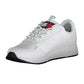 White Polyester Men Sneaker