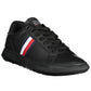 Black Polyester Men Sneaker