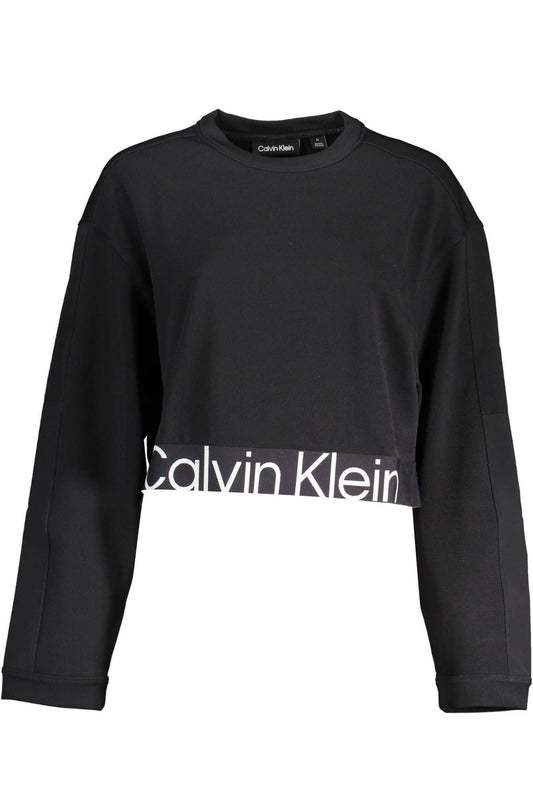 Black Polyester Women Sweater