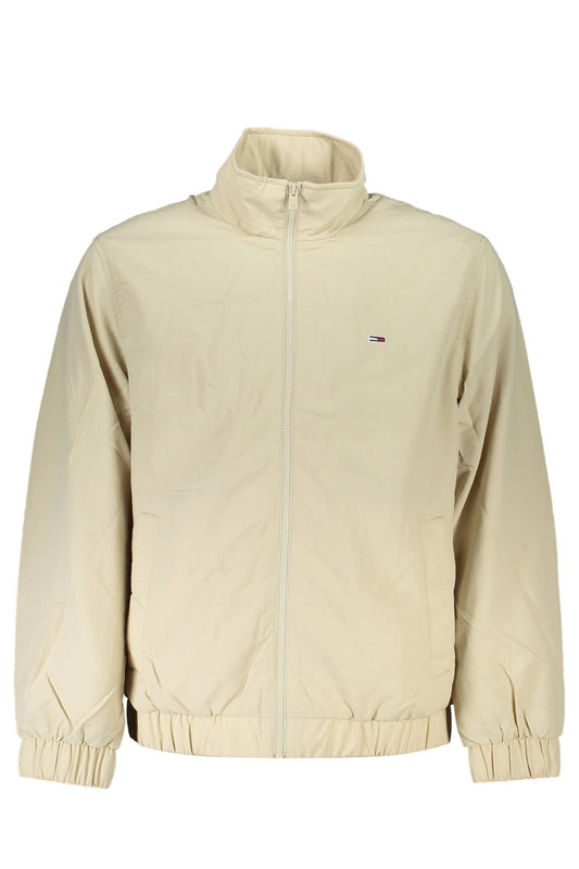 Beige Polyamide Men Jacket