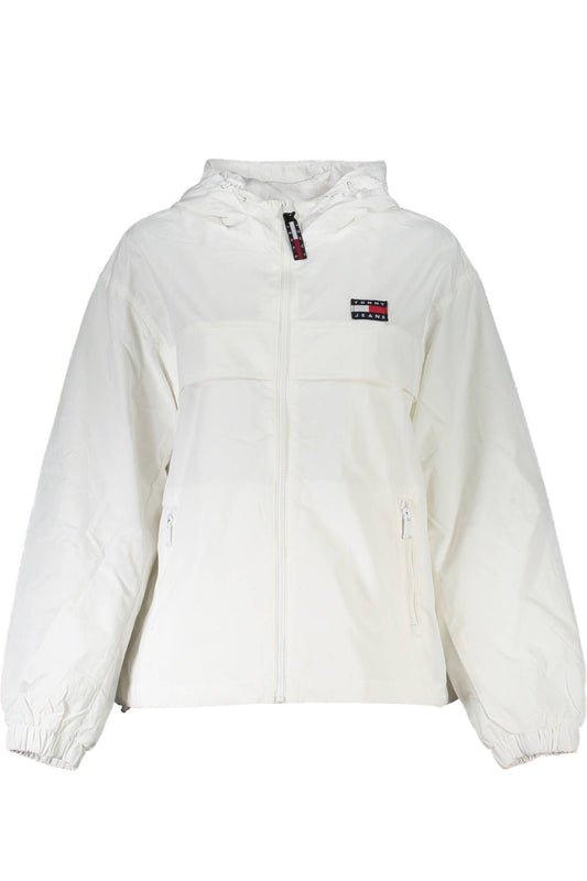 White Polyamide Women Jacket