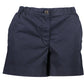 Blue Cotton Women Short