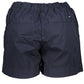 Blue Cotton Women Short