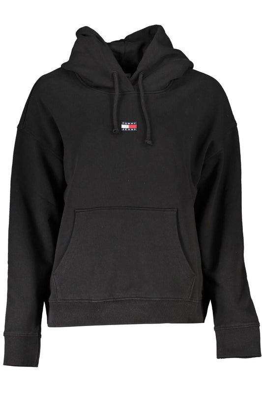 Black Cotton Women Sweater