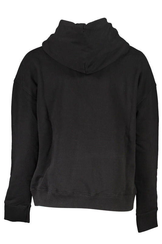 Black Cotton Women Sweater