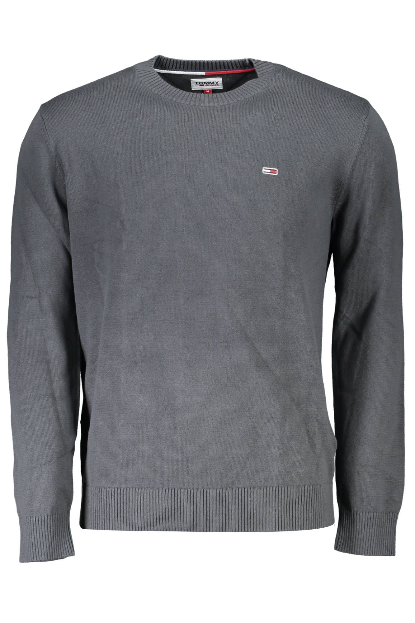 Gray Cotton Men Sweater