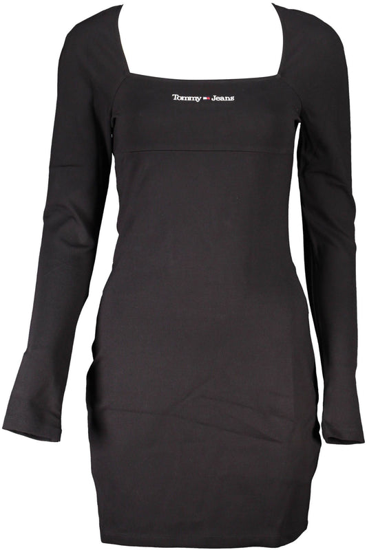Black Viscose Women Dress