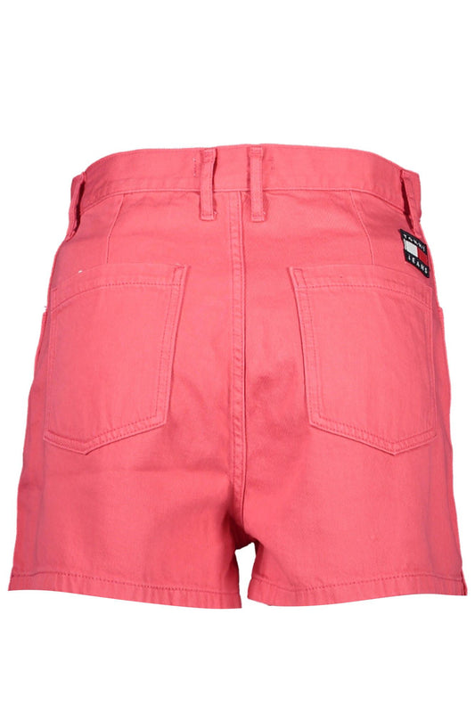 Pink Cotton Women Short