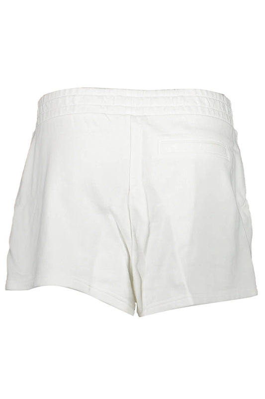 White Cotton Women Short