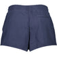 Blue Cotton Women Short