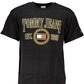 Black Cotton Men T-Shirt