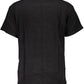 Black Cotton Men T-Shirt