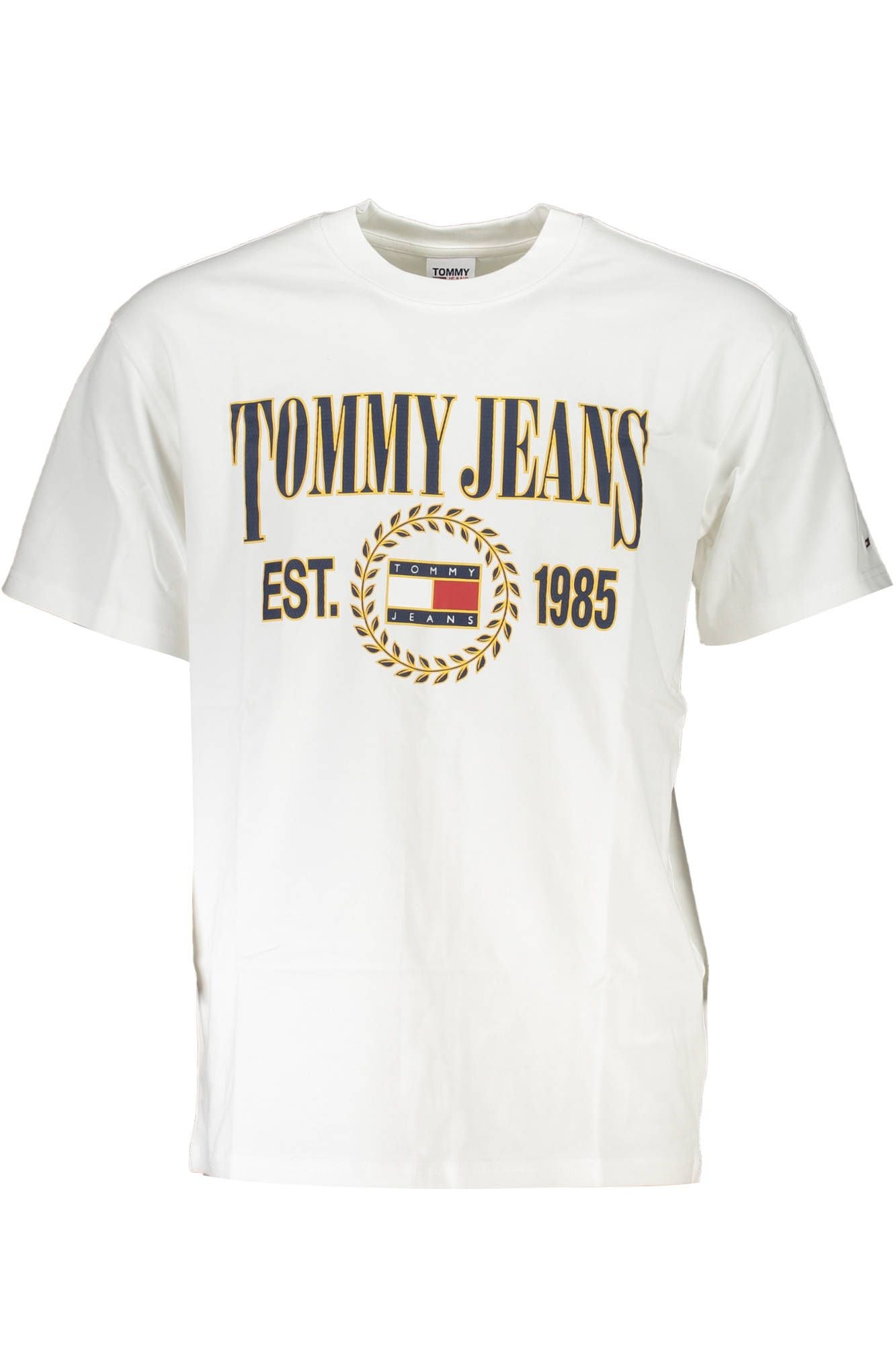 "White Cotton Men T-Shirt"