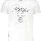 White Cotton Men T-Shirt