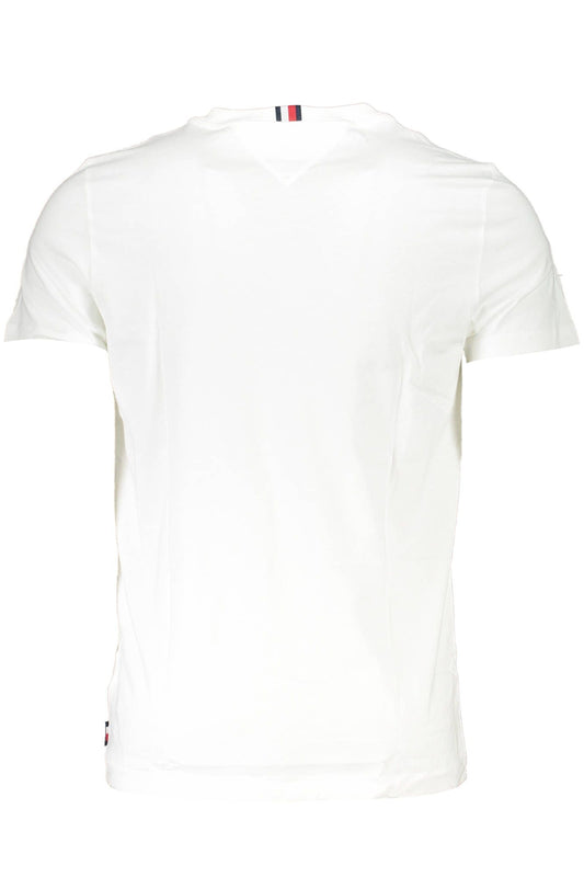 White Cotton Men T-Shirt