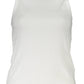 White Elastane Women Top