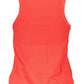 Red Elastane Women Top
