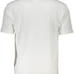 White Cotton Men T-Shirt
