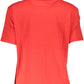 "Red Cotton Women T-Shirt"
