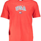 Red Cotton Men T-Shirt