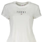 White Cotton Women T-Shirt