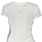 White Cotton Women T-Shirt