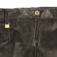 Elegant Brown Cotton Trousers