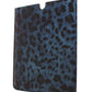Chic Blue Leopard Print Tablet Case