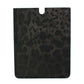 Chic Leopard Print Leather Tablet Case