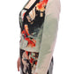 Elegant Silk Blend Multicolor Blazer