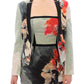 Elegant Silk Blend Multicolor Blazer