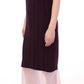 Elegant Lavender Silk Long Dress