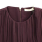 Elegant Lavender Silk Long Dress