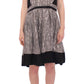 Elegant Silk A-Line Dress in Multicolor
