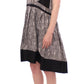 Elegant Silk A-Line Dress in Multicolor
