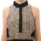 Elegant Silk A-Line Dress in Multicolor