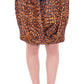 Multicolor Bee Print Bubble Balloon Skirt